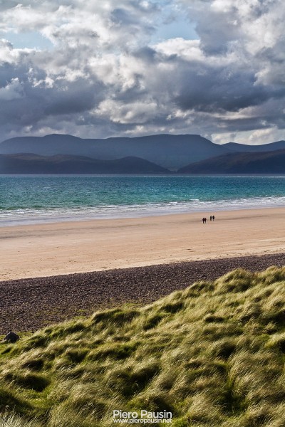 Spiaggia di Rossbeigh Beach in Irlanda sul Ring Of Kerry